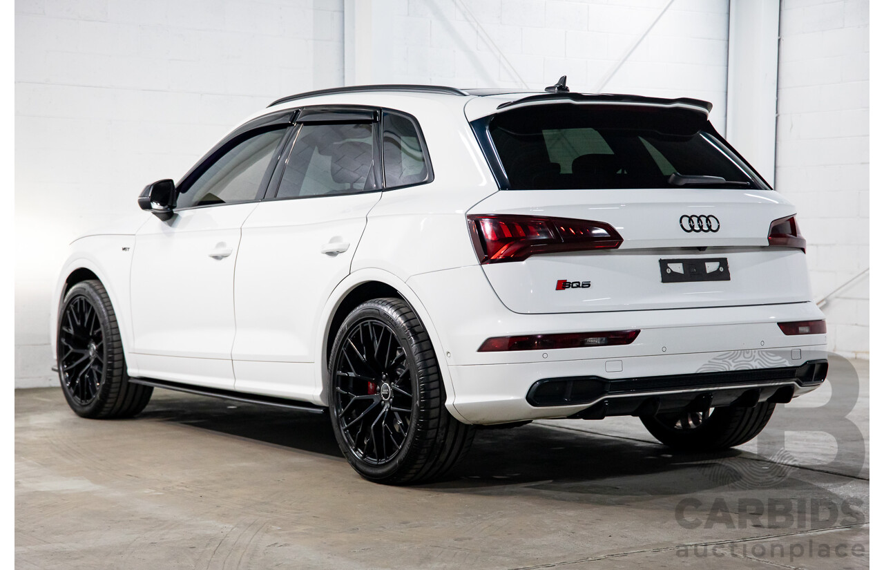 08/2017 Audi SQ5 3.0 TFSI Quattro (AWD) FY MY18 4d Wagon Ibis White Turbo V6 3.0L