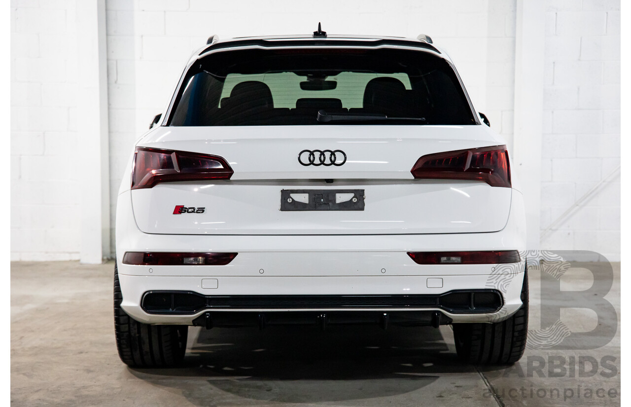 08/2017 Audi SQ5 3.0 TFSI Quattro (AWD) FY MY18 4d Wagon Ibis White Turbo V6 3.0L
