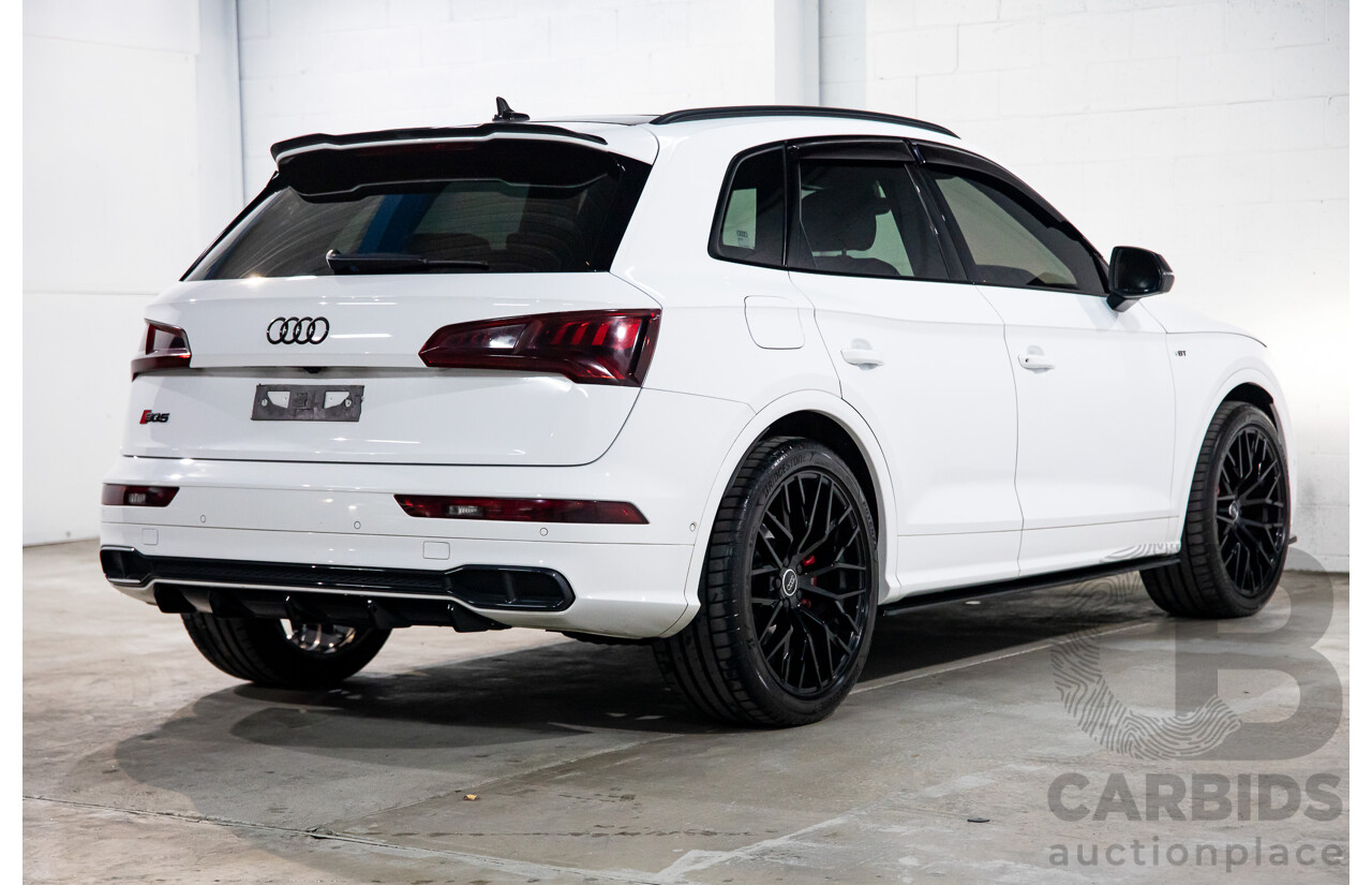 08/2017 Audi SQ5 3.0 TFSI Quattro (AWD) FY MY18 4d Wagon Ibis White Turbo V6 3.0L