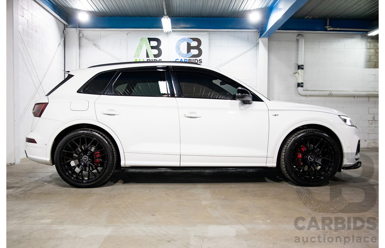 08/2017 Audi SQ5 3.0 TFSI Quattro (AWD) FY MY18 4d Wagon Ibis White Turbo V6 3.0L