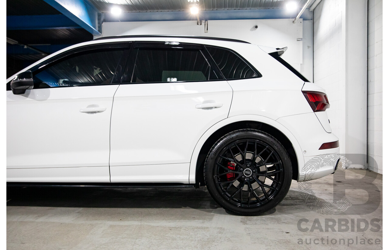 08/2017 Audi SQ5 3.0 TFSI Quattro (AWD) FY MY18 4d Wagon Ibis White Turbo V6 3.0L
