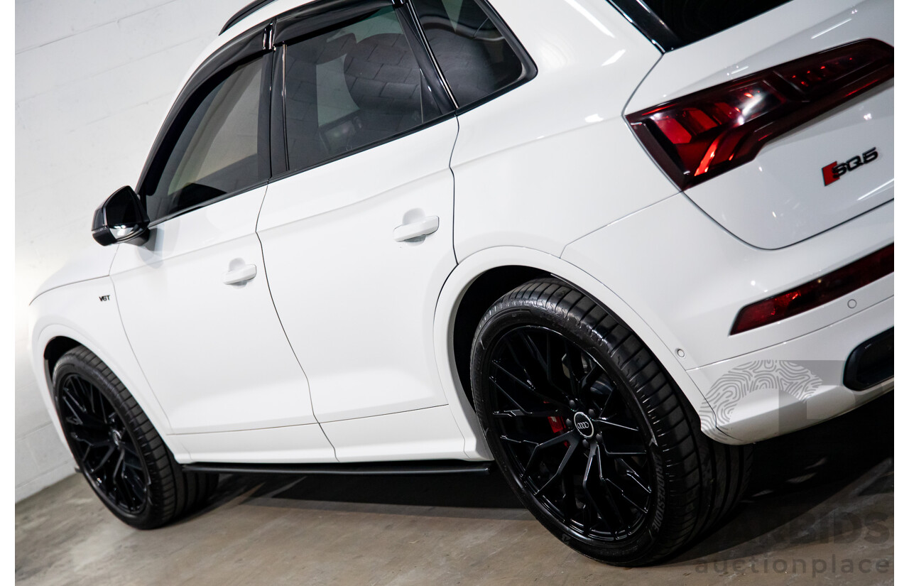 08/2017 Audi SQ5 3.0 TFSI Quattro (AWD) FY MY18 4d Wagon Ibis White Turbo V6 3.0L