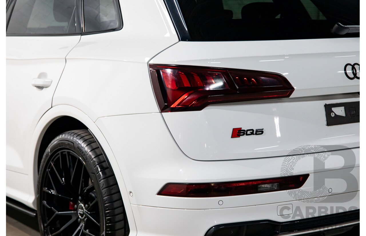 08/2017 Audi SQ5 3.0 TFSI Quattro (AWD) FY MY18 4d Wagon Ibis White Turbo V6 3.0L