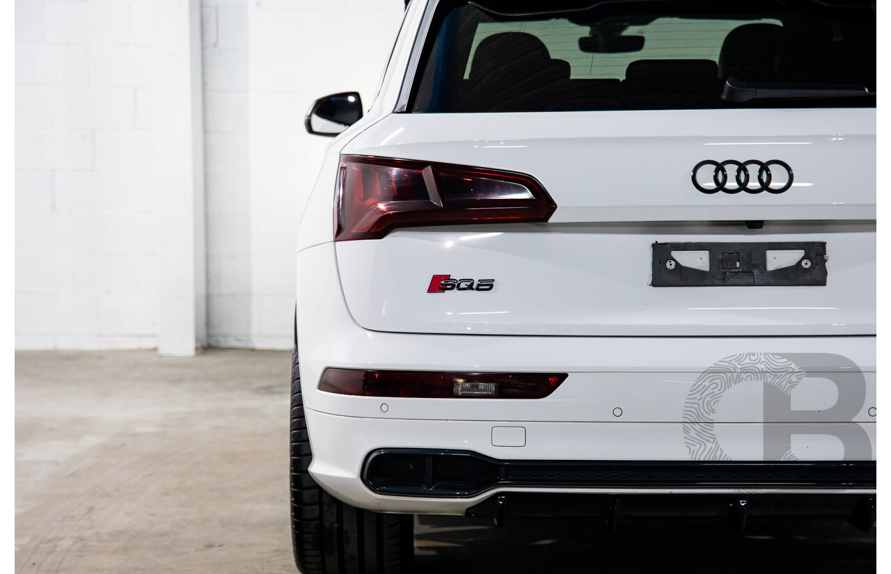08/2017 Audi SQ5 3.0 TFSI Quattro (AWD) FY MY18 4d Wagon Ibis White Turbo V6 3.0L