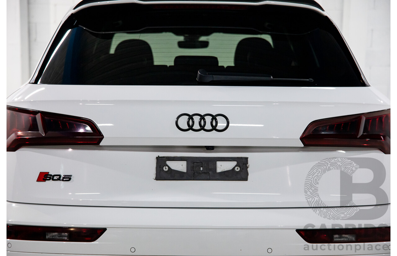 08/2017 Audi SQ5 3.0 TFSI Quattro (AWD) FY MY18 4d Wagon Ibis White Turbo V6 3.0L
