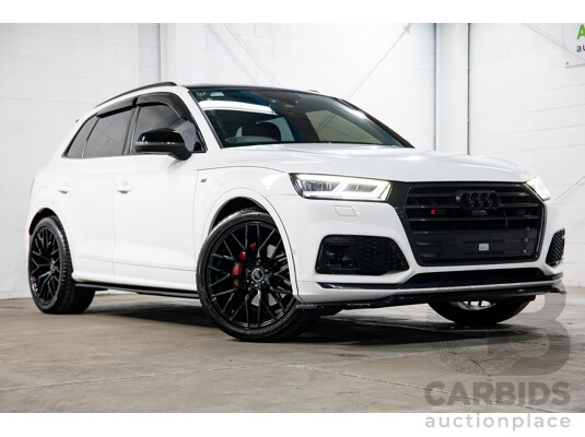 08/2017 Audi SQ5 3.0 TFSI Quattro (AWD) FY MY18 4d Wagon Ibis White Turbo V6 3.0L