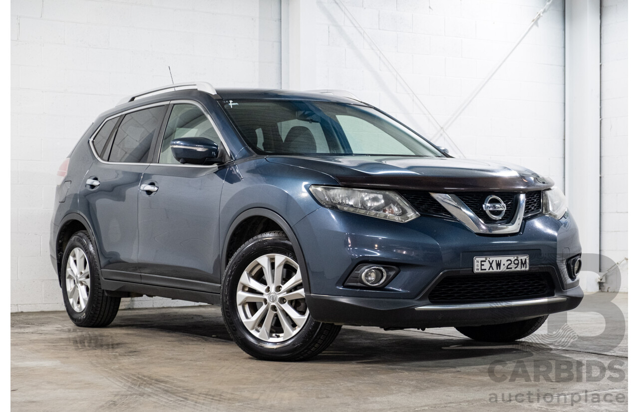 1/2015 Nissan X-Trail ST-L (FWD) T32 4d Wagon Monterey Blue Metallic 2.5L - 7 Seater