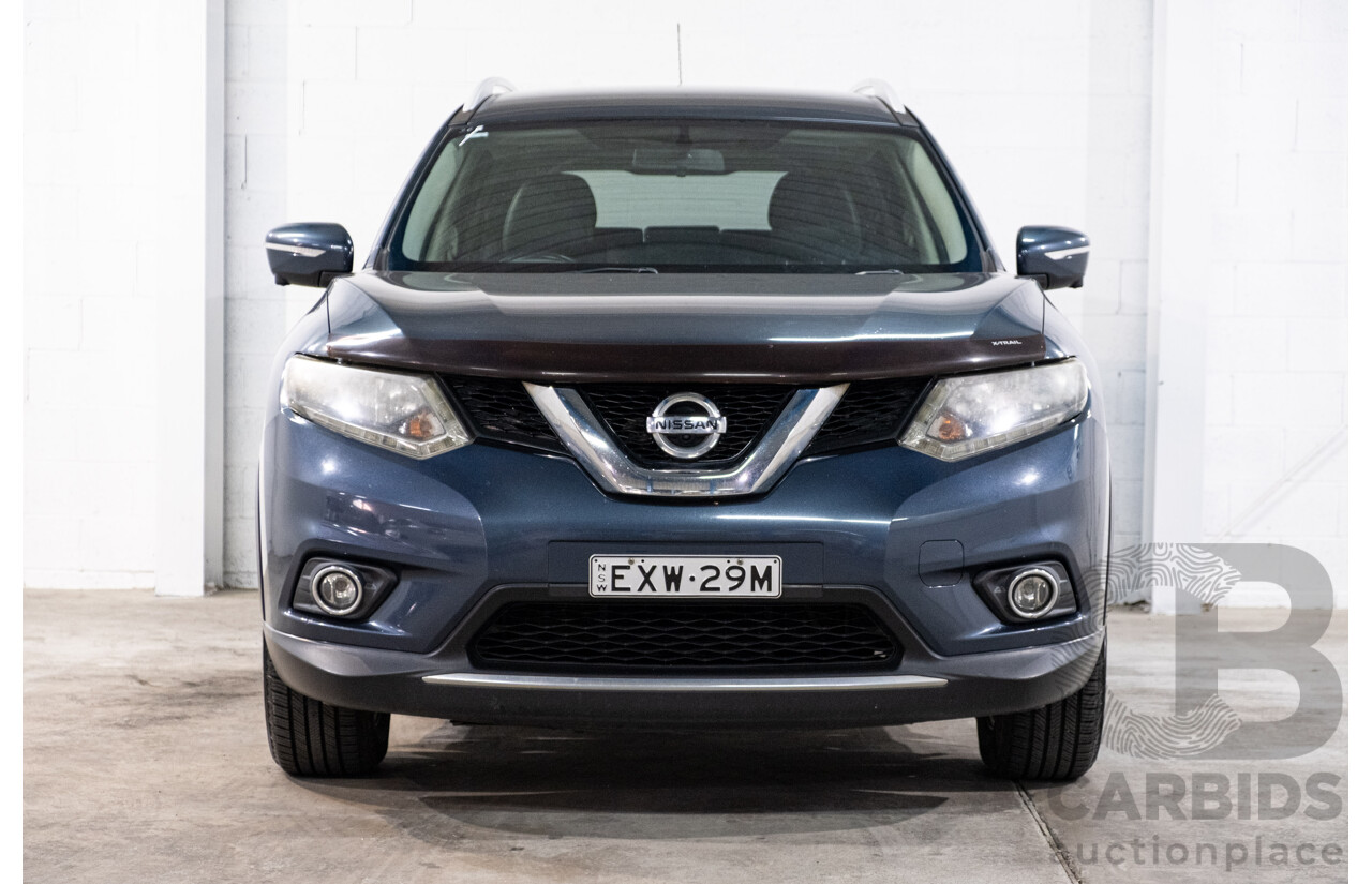 1/2015 Nissan X-Trail ST-L (FWD) T32 4d Wagon Monterey Blue Metallic 2.5L - 7 Seater