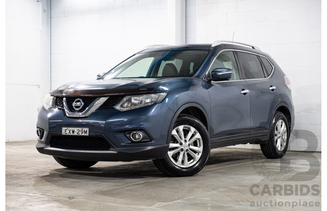 1/2015 Nissan X-Trail ST-L (FWD) T32 4d Wagon Monterey Blue Metallic 2.5L - 7 Seater