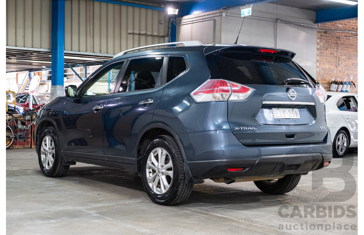 1/2015 Nissan X-Trail ST-L (FWD) T32 4d Wagon Monterey Blue Metallic 2.5L - 7 Seater