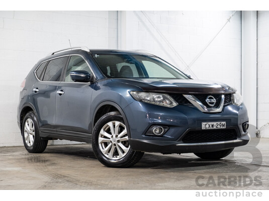 1/2015 Nissan X-Trail ST-L (FWD) T32 4d Wagon Monterey Blue Metallic 2.5L - 7 Seater