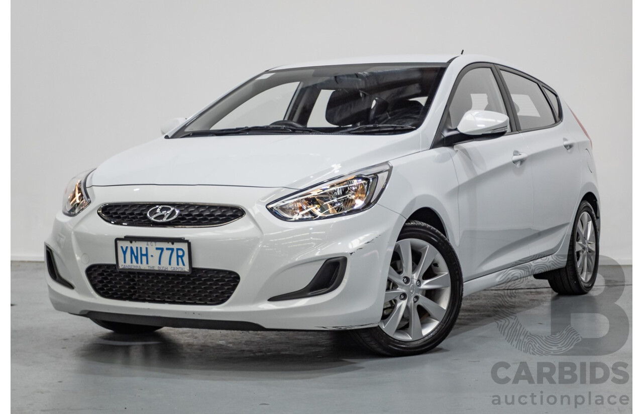 4/2019 Hyundai Accent Sport RB6 MY19 5d Hatchback Chalk White Metallic 1.6L