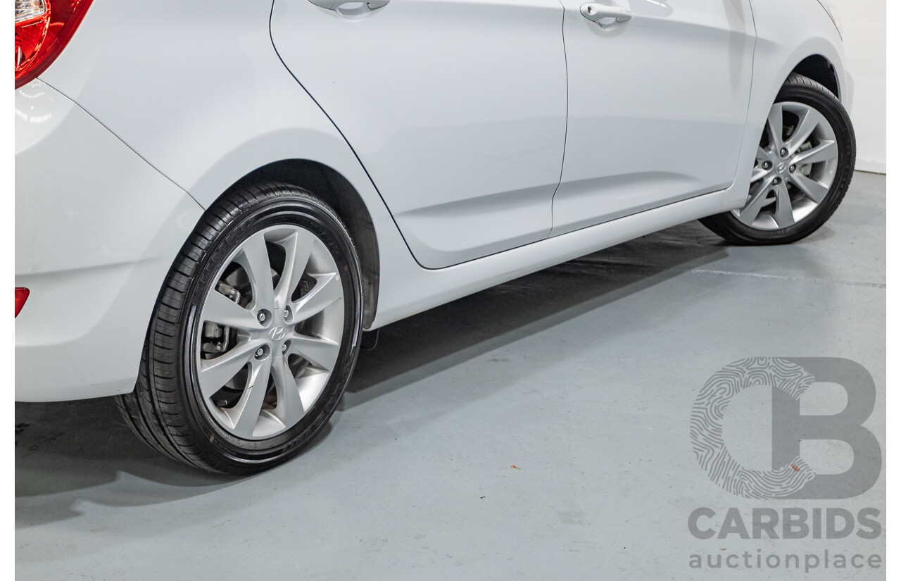 4/2019 Hyundai Accent Sport RB6 MY19 5d Hatchback Chalk White Metallic 1.6L