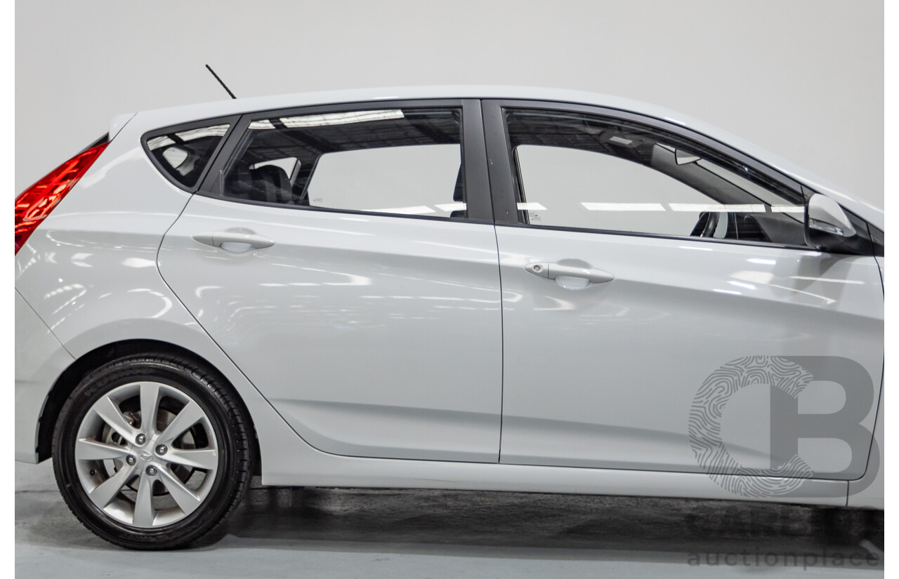 4/2019 Hyundai Accent Sport RB6 MY19 5d Hatchback Chalk White Metallic 1.6L
