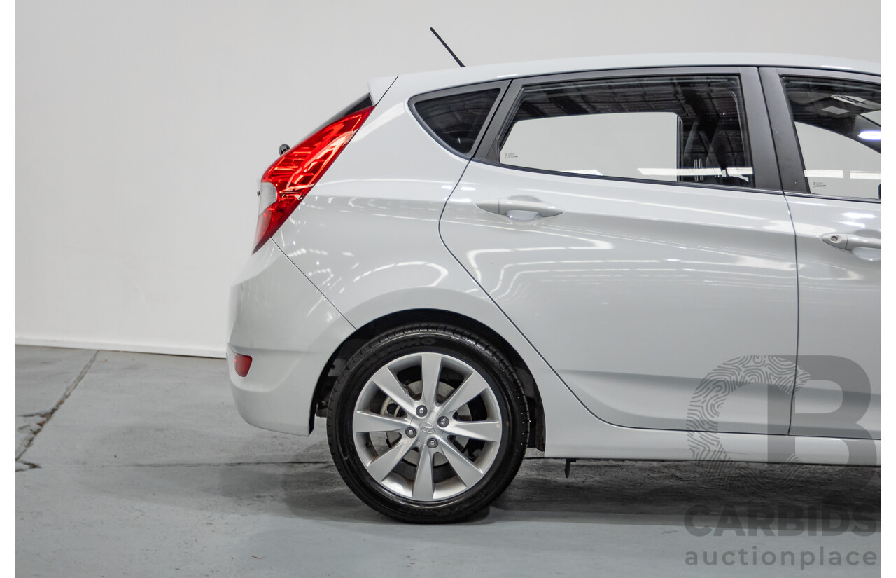 4/2019 Hyundai Accent Sport RB6 MY19 5d Hatchback Chalk White Metallic 1.6L