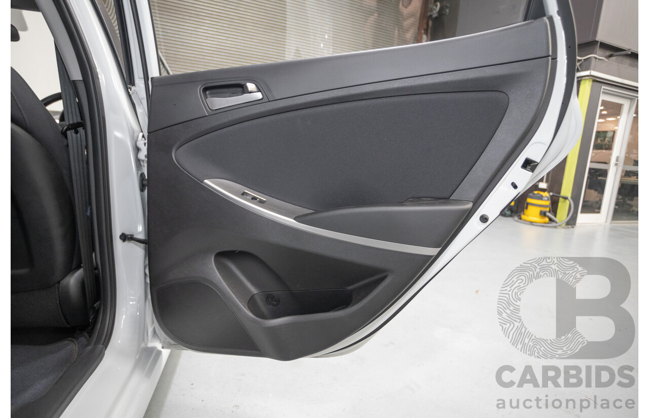 4/2019 Hyundai Accent Sport RB6 MY19 5d Hatchback Chalk White Metallic 1.6L