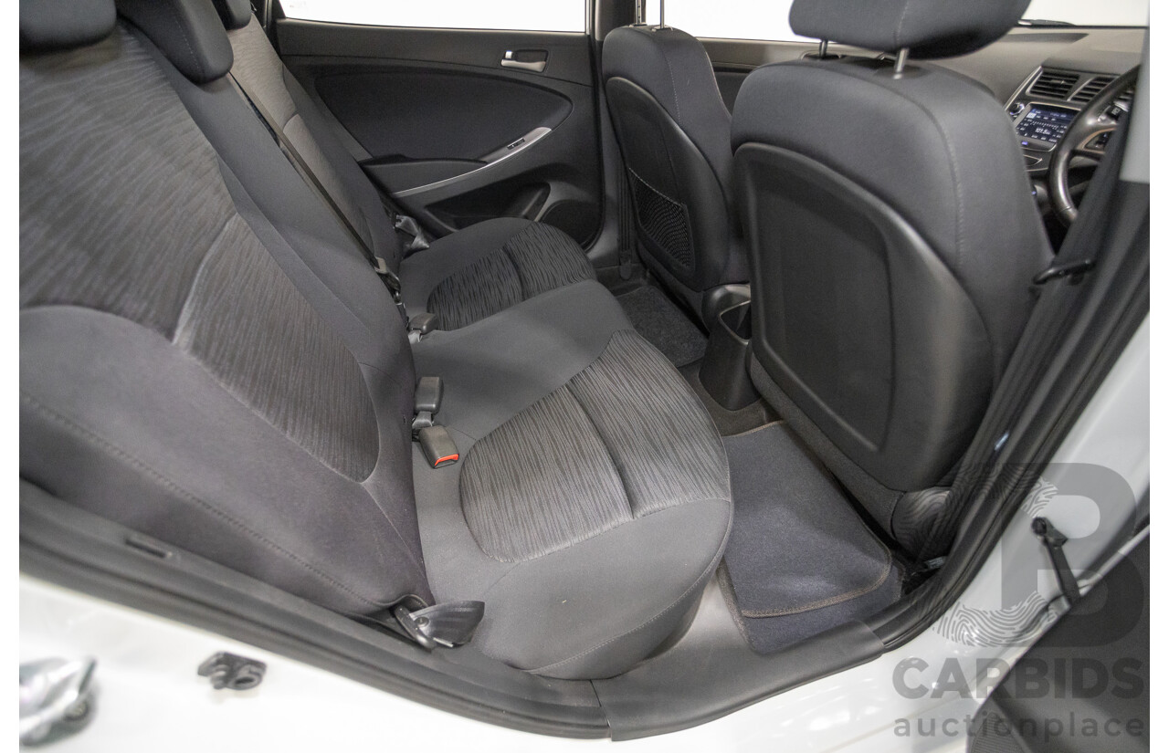 4/2019 Hyundai Accent Sport RB6 MY19 5d Hatchback Chalk White Metallic 1.6L