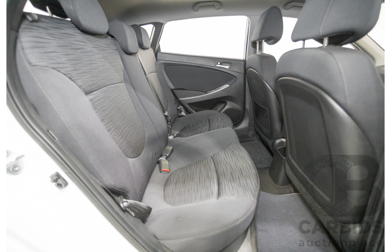 4/2019 Hyundai Accent Sport RB6 MY19 5d Hatchback Chalk White Metallic 1.6L