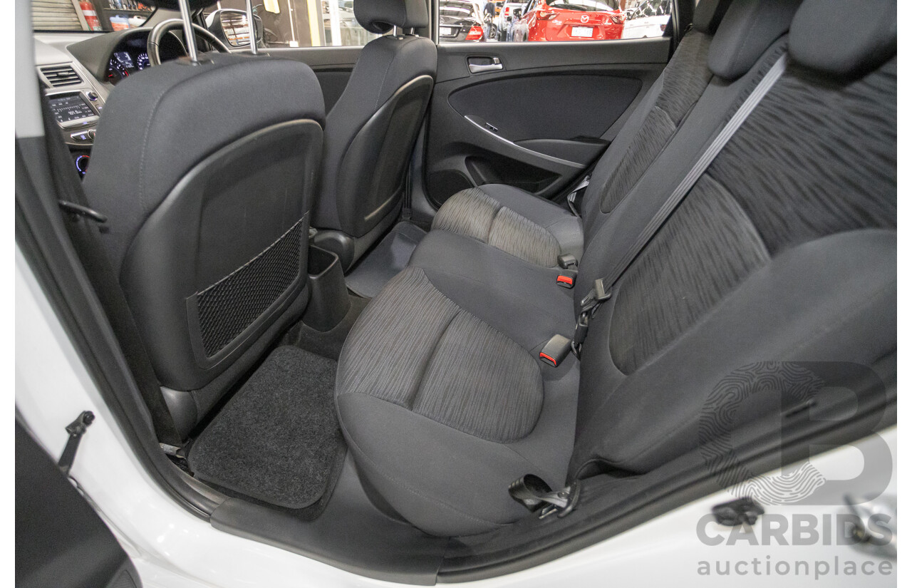 4/2019 Hyundai Accent Sport RB6 MY19 5d Hatchback Chalk White Metallic 1.6L