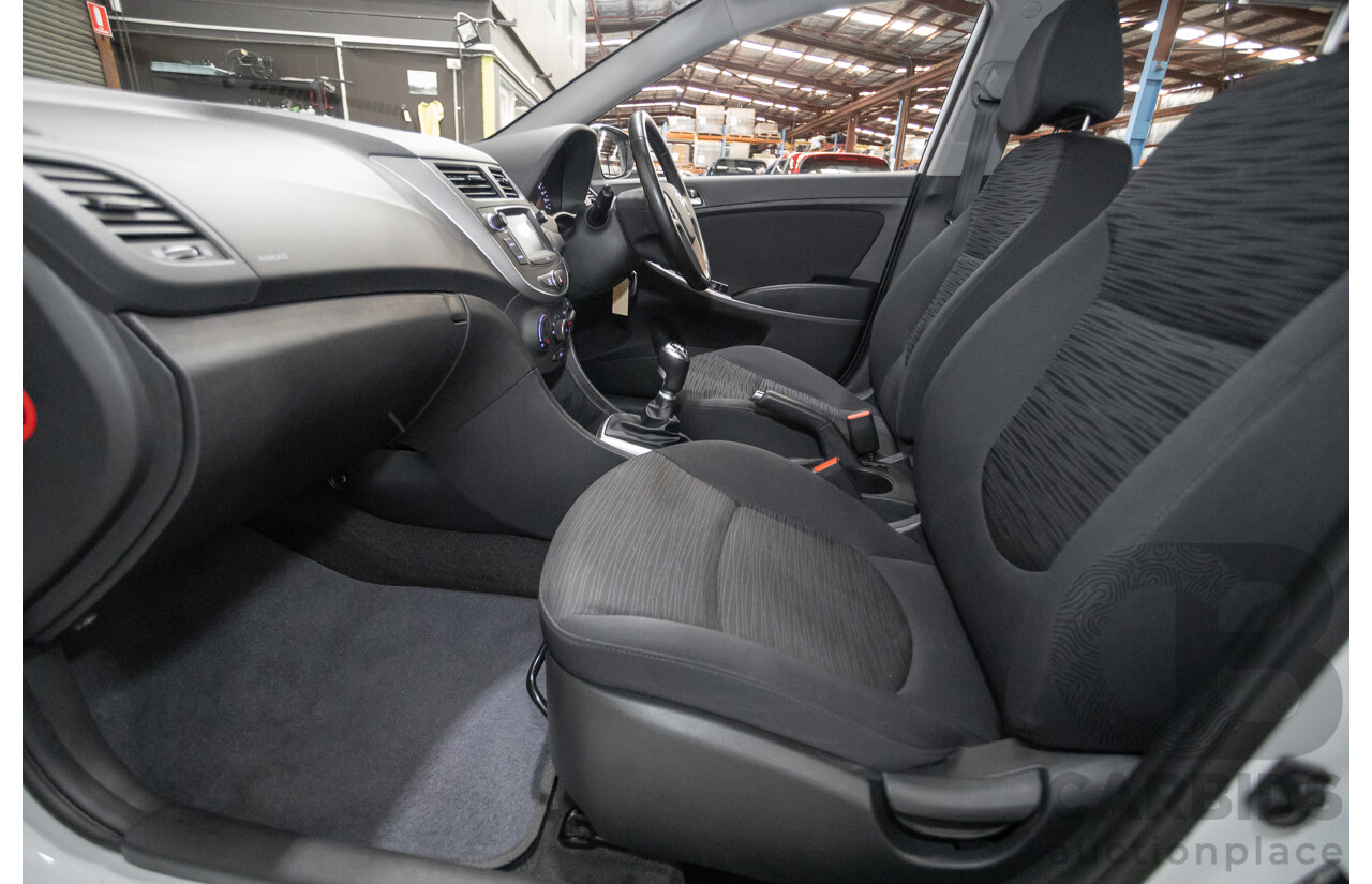 4/2019 Hyundai Accent Sport RB6 MY19 5d Hatchback Chalk White Metallic 1.6L