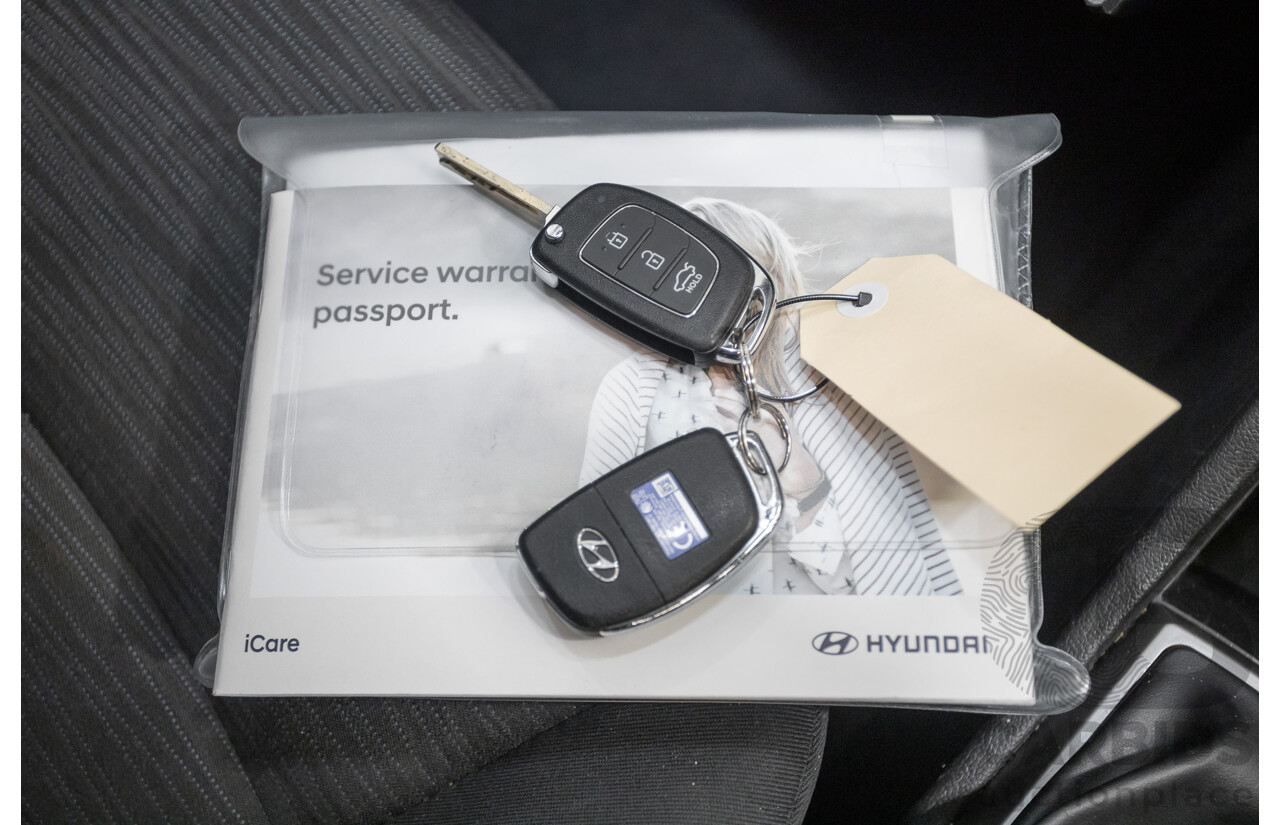 4/2019 Hyundai Accent Sport RB6 MY19 5d Hatchback Chalk White Metallic 1.6L