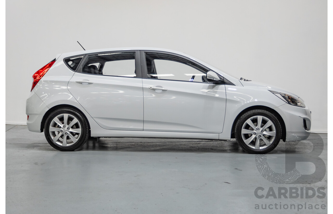 4/2019 Hyundai Accent Sport RB6 MY19 5d Hatchback Chalk White Metallic 1.6L