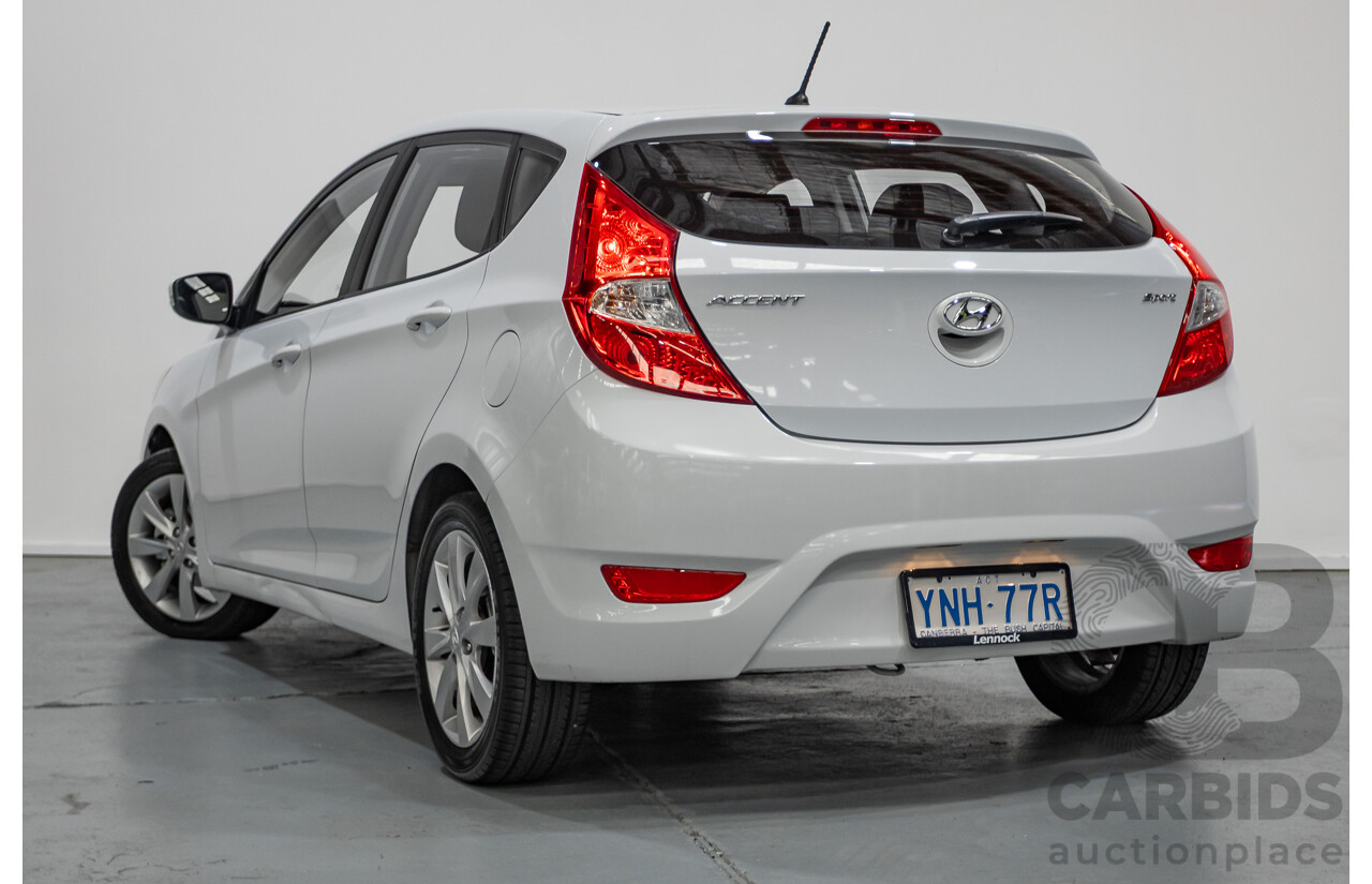 4/2019 Hyundai Accent Sport RB6 MY19 5d Hatchback Chalk White Metallic 1.6L