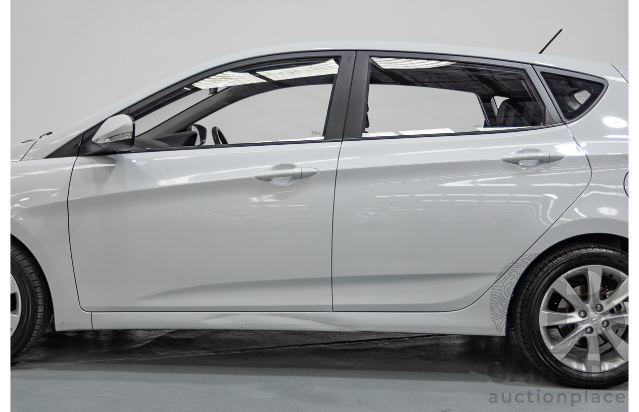 4/2019 Hyundai Accent Sport RB6 MY19 5d Hatchback Chalk White Metallic 1.6L