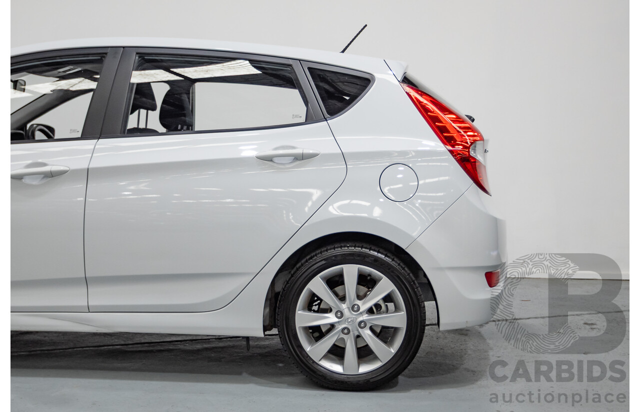 4/2019 Hyundai Accent Sport RB6 MY19 5d Hatchback Chalk White Metallic 1.6L