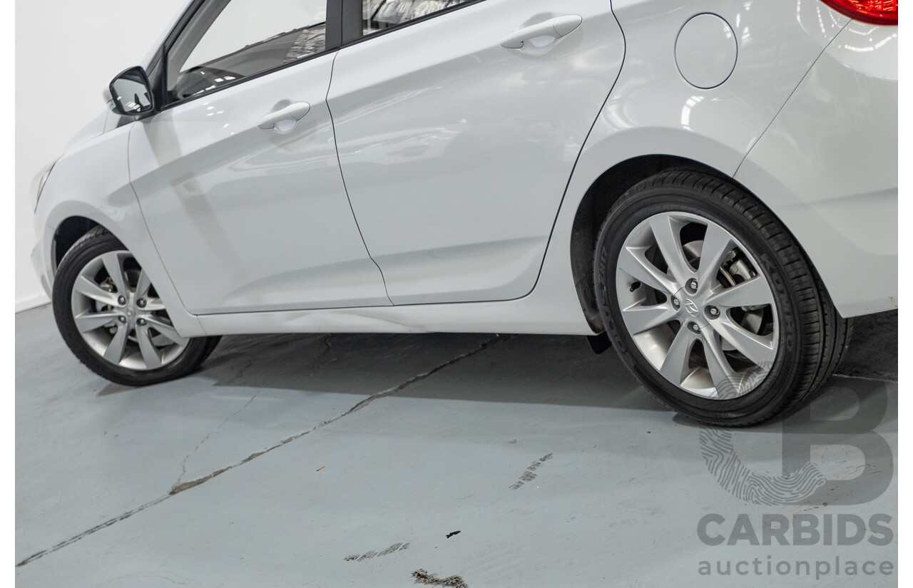 4/2019 Hyundai Accent Sport RB6 MY19 5d Hatchback Chalk White Metallic 1.6L
