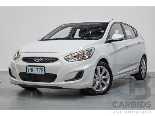 4/2019 Hyundai Accent Sport RB6 MY19 5d Hatchback Chalk White Metallic 1.6L
