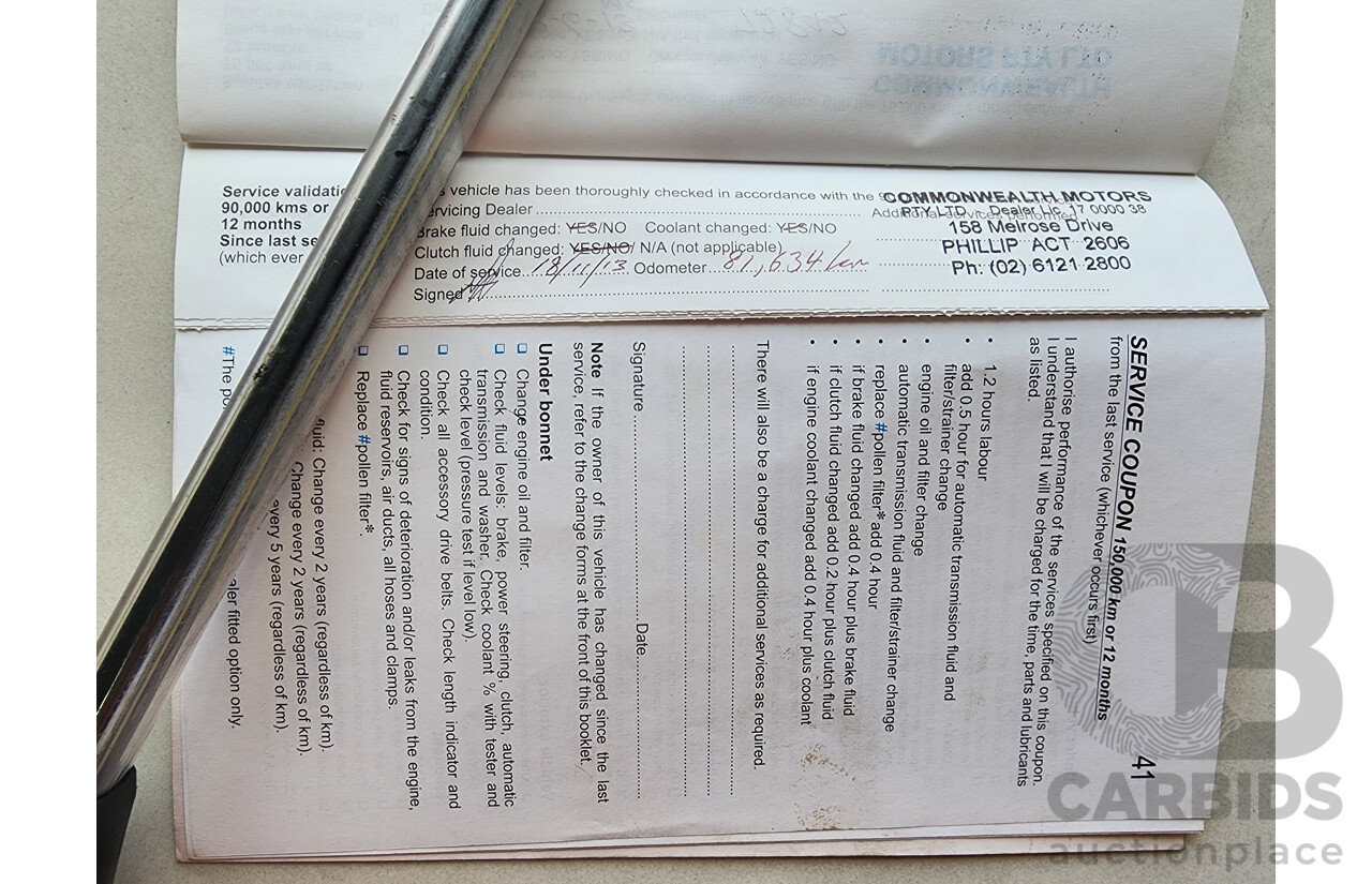 10/2006 Holden Berlina  VE 4d Sedan Blue 3.6L