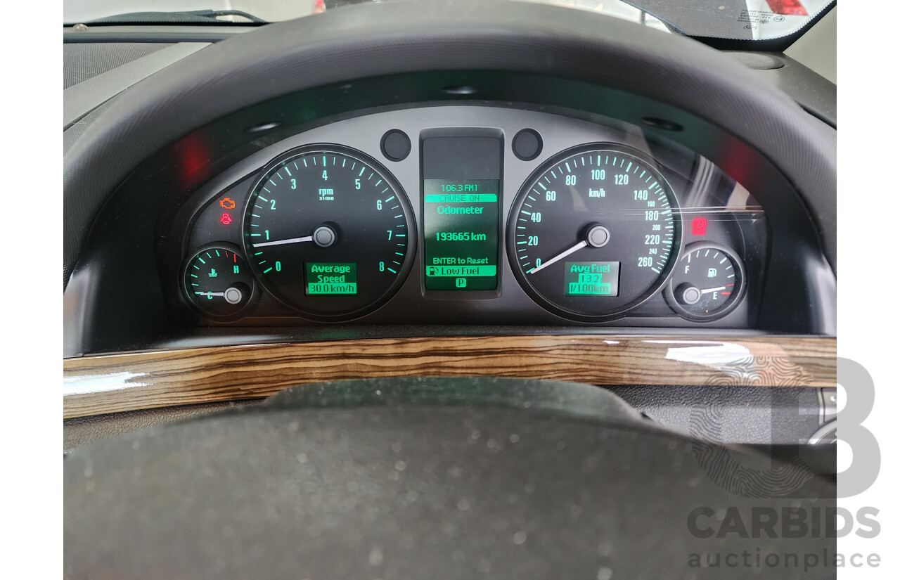 10/2006 Holden Berlina  VE 4d Sedan Blue 3.6L