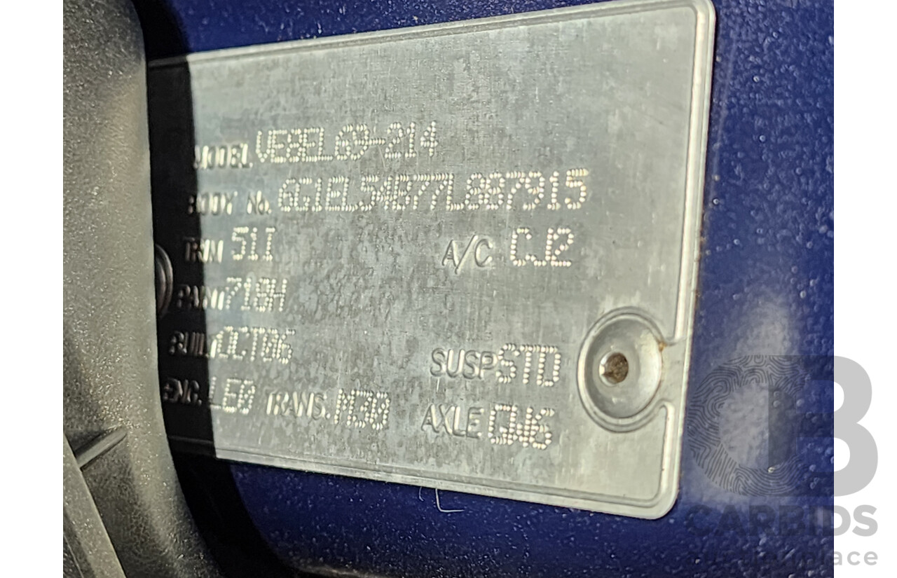 10/2006 Holden Berlina  VE 4d Sedan Blue 3.6L
