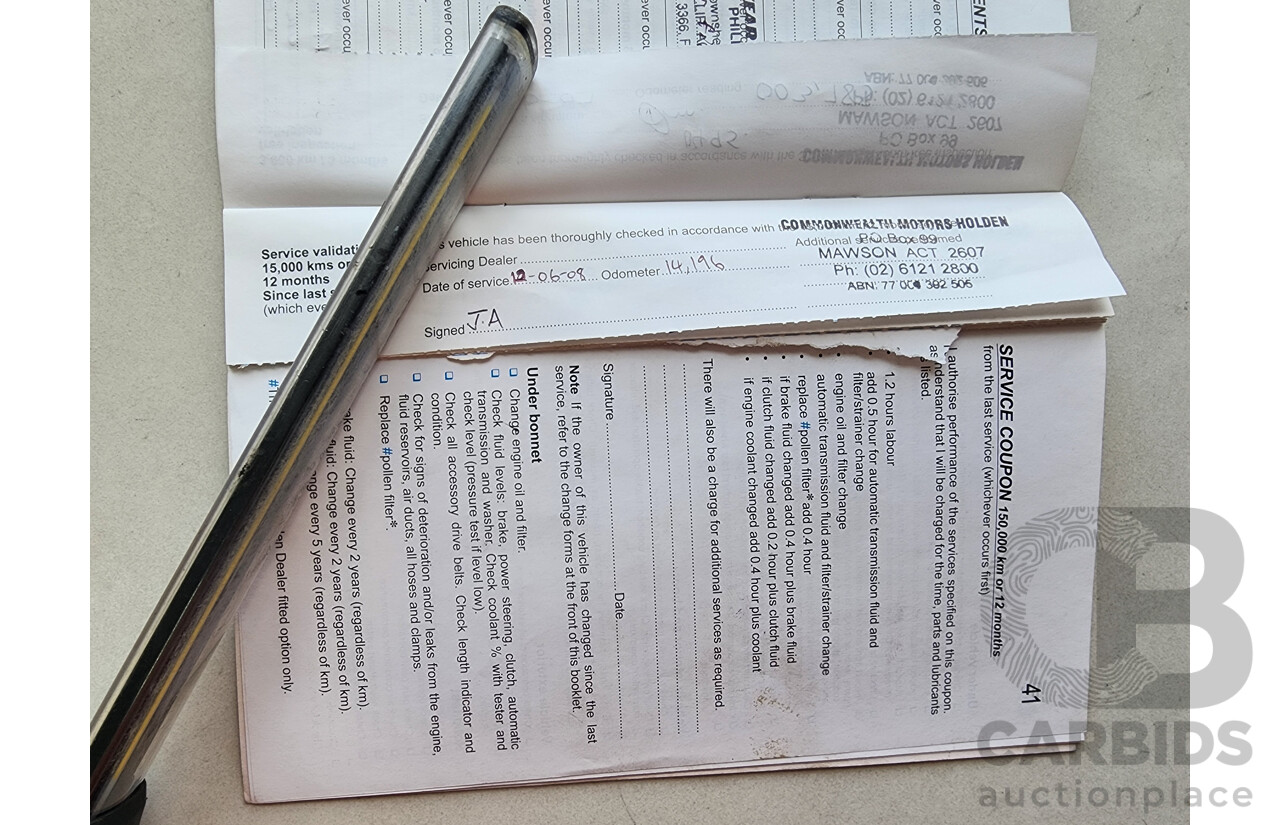 10/2006 Holden Berlina  VE 4d Sedan Blue 3.6L