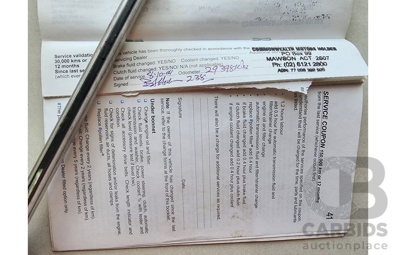 10/2006 Holden Berlina  VE 4d Sedan Blue 3.6L