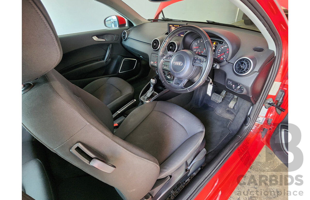 2/2011 Audi A1 1.4 TFSI Attraction 8X 3d Hatchback Red 1.4L