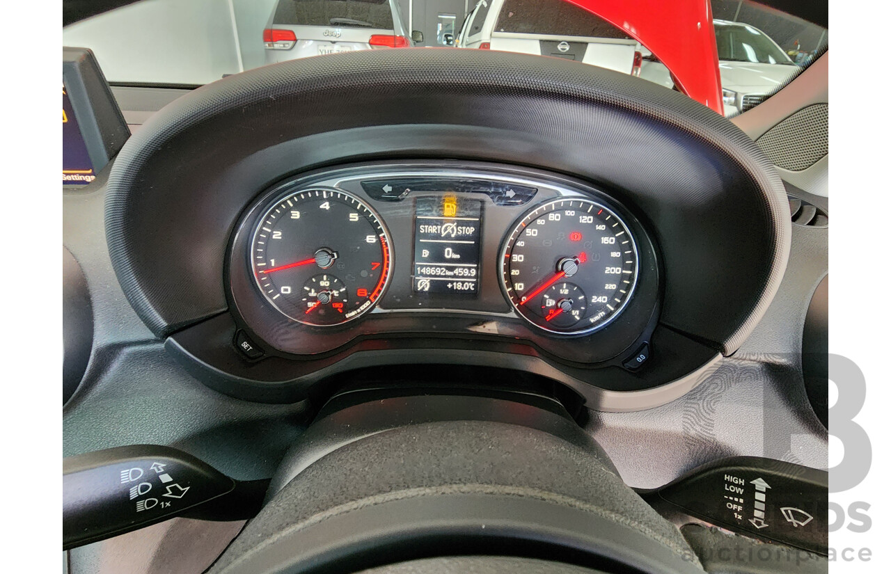2/2011 Audi A1 1.4 TFSI Attraction 8X 3d Hatchback Red 1.4L