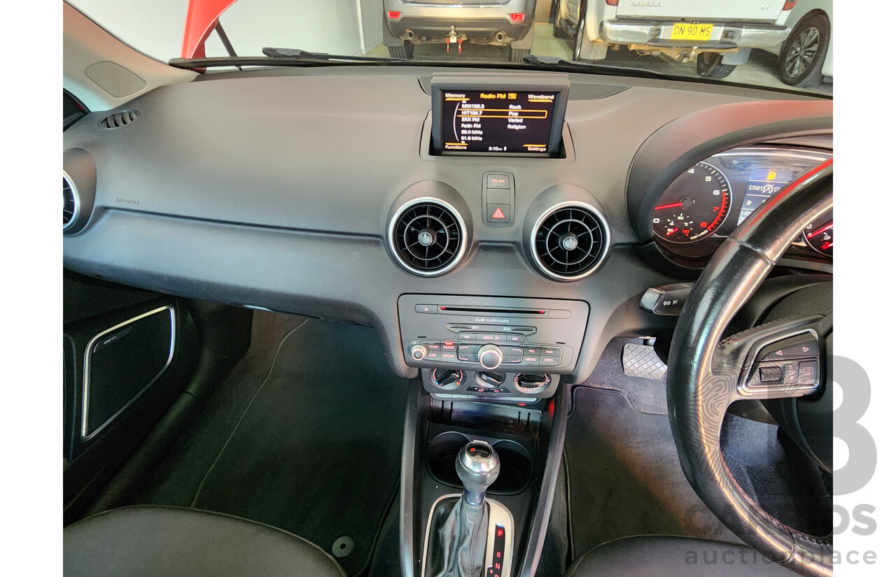 2/2011 Audi A1 1.4 TFSI Attraction 8X 3d Hatchback Red 1.4L