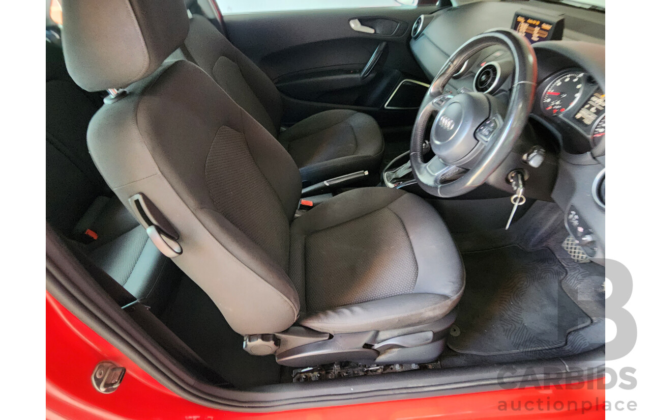 2/2011 Audi A1 1.4 TFSI Attraction 8X 3d Hatchback Red 1.4L
