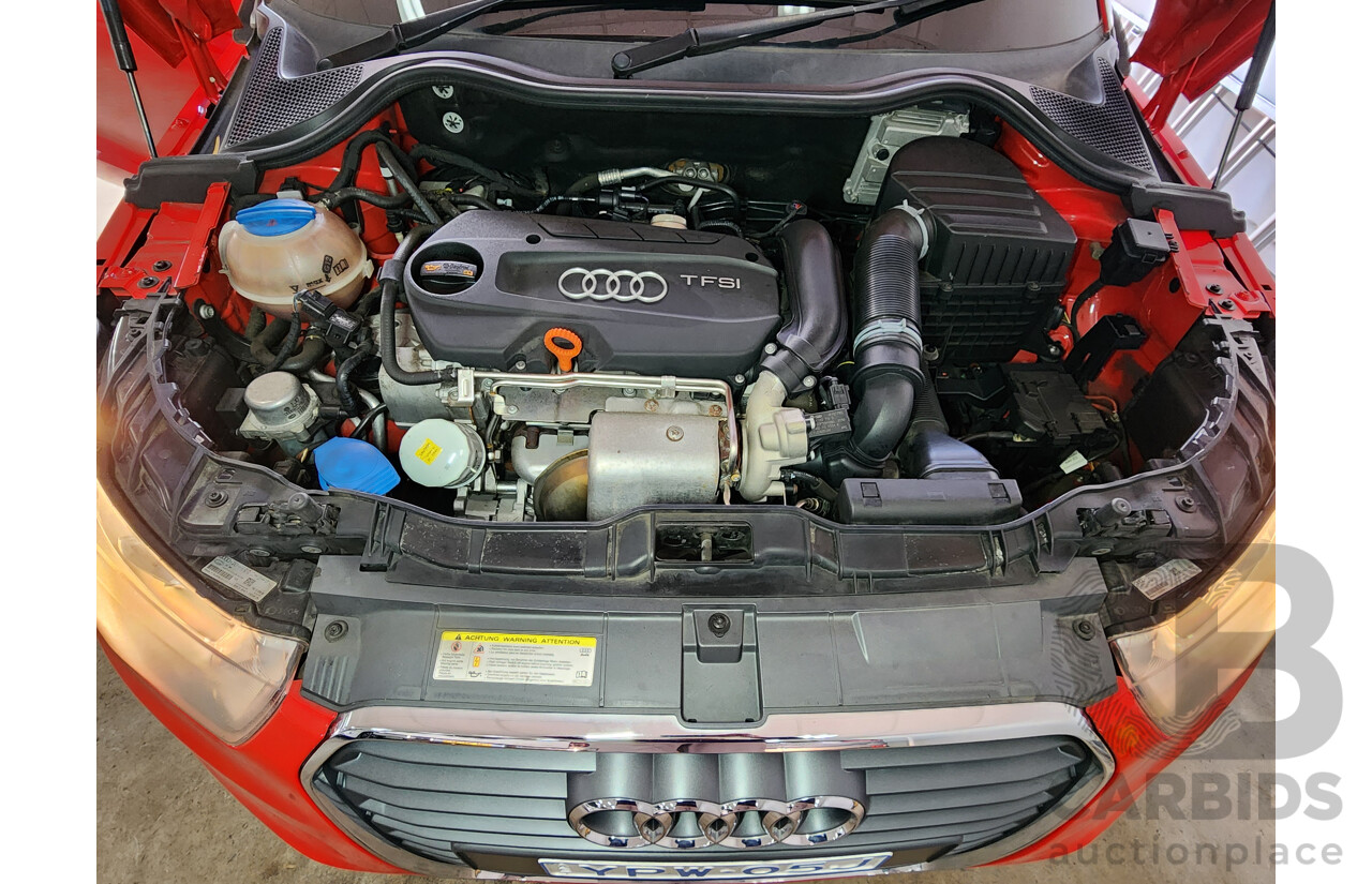 2/2011 Audi A1 1.4 TFSI Attraction 8X 3d Hatchback Red 1.4L