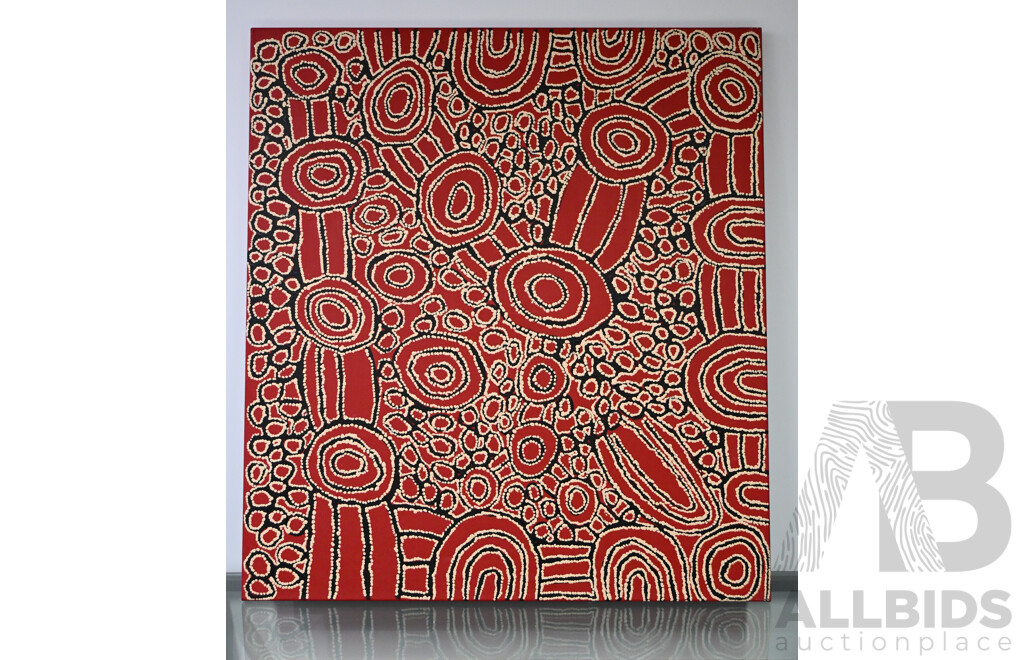 L11 - Artwork by Debora Yungut Nakamarra 1020 X 1120cm - Valued at $3,900