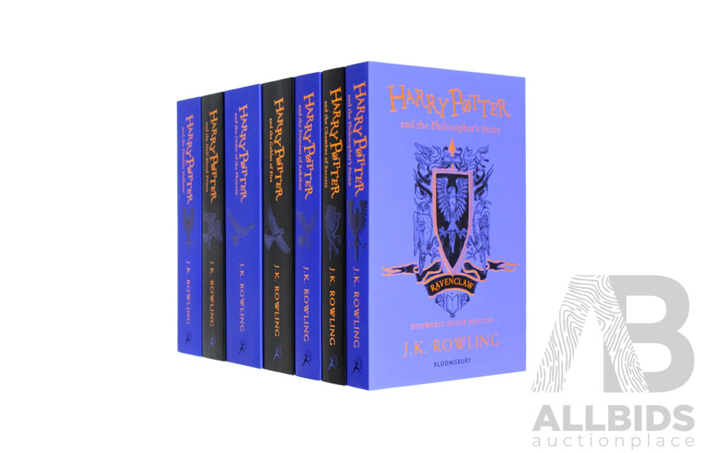 L23 - First Edition, Complete Harry Potter Series in Ravenclaw House Hardback