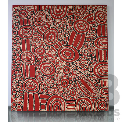 L11 - Artwork by Debora Yungut Nakamarra 1020 X 1120cm - Valued at $3,900