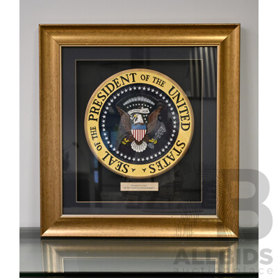 L15 - Framed Seal of the President of the United States of America
