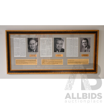 L16 - Signed Maiden Speeches to Parliament