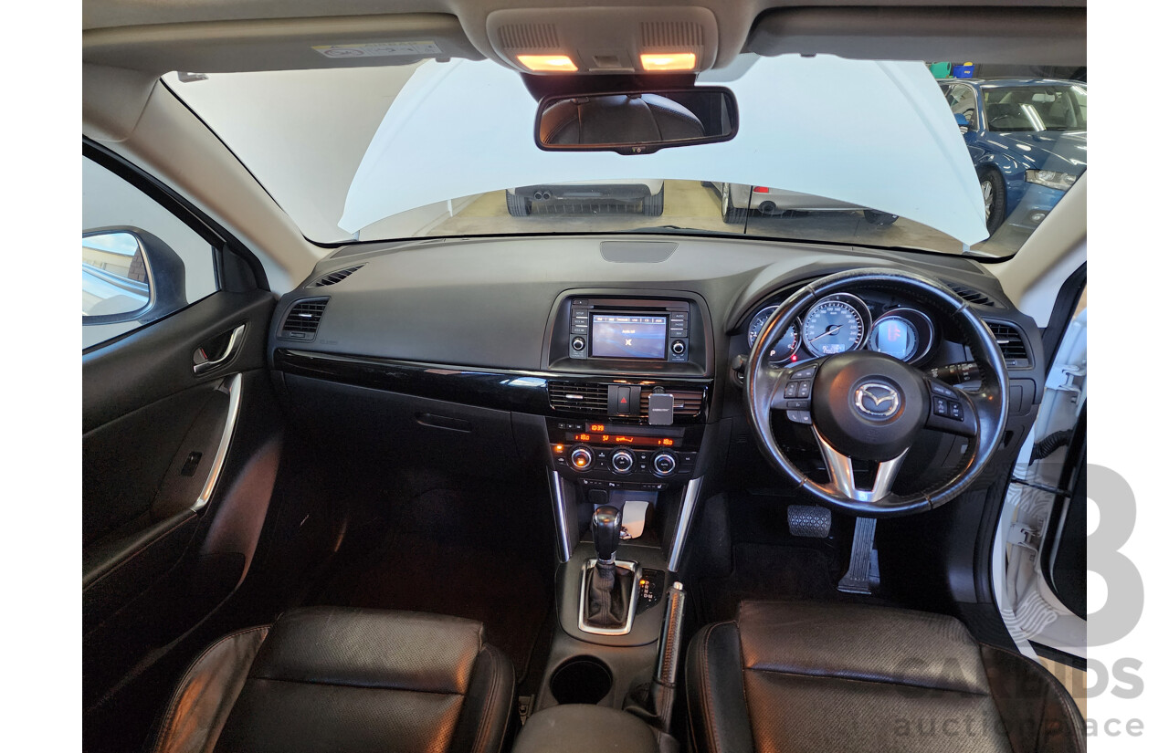 3/2014 Mazda Cx-5 Akera (4x4) MY13 UPGRADE 4d Wagon White 2.2L