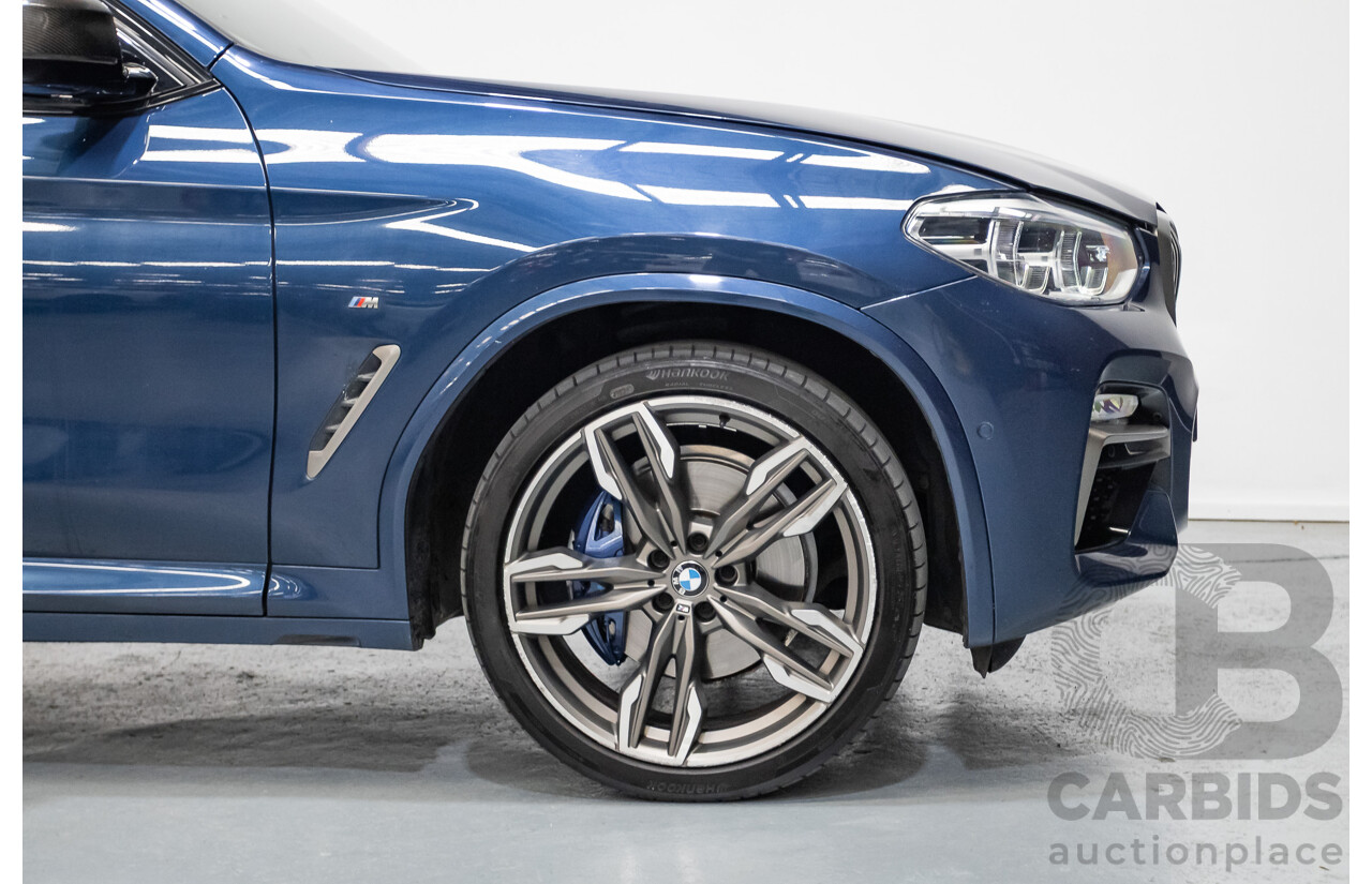 10/2018 BMW X4 M40i (AWD) G02 MY19 5D Coupe Phytonic Blue Metallic Turbo 3.0L