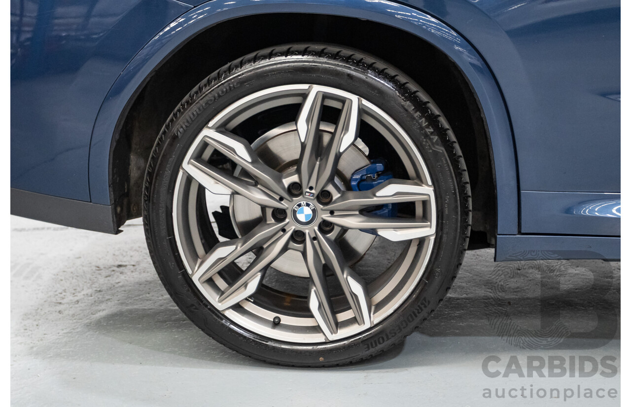 10/2018 BMW X4 M40i (AWD) G02 MY19 5D Coupe Phytonic Blue Metallic Turbo 3.0L