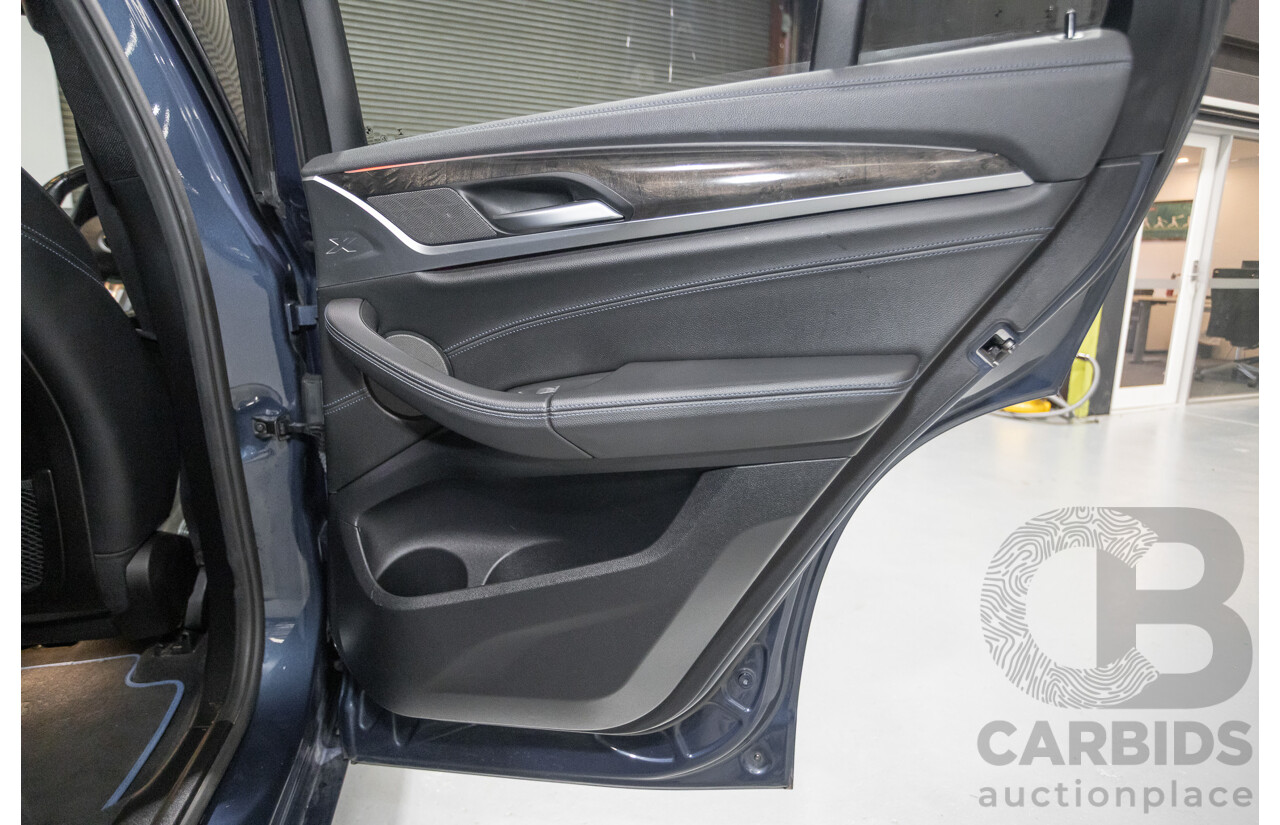 10/2018 BMW X4 M40i (AWD) G02 MY19 5D Coupe Phytonic Blue Metallic Turbo 3.0L